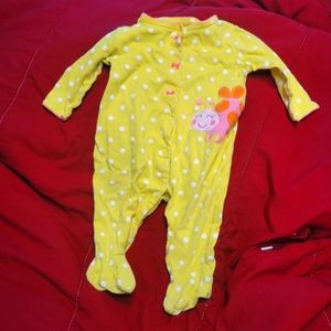 💛Yellow ladybug girl sleeper